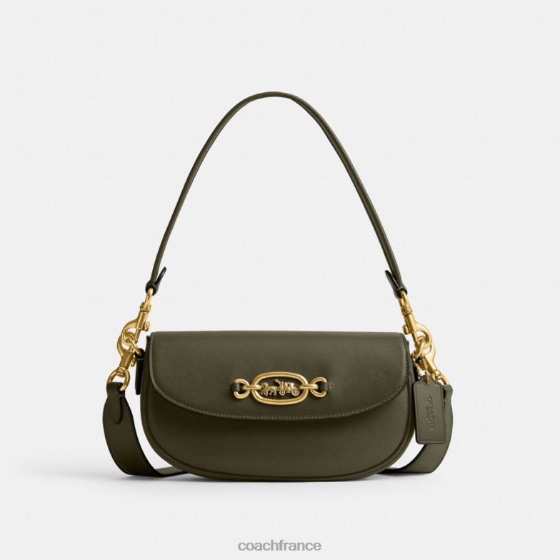 Coach femmes sac bandoulière harley 23 b4/vert armée HHR6J27