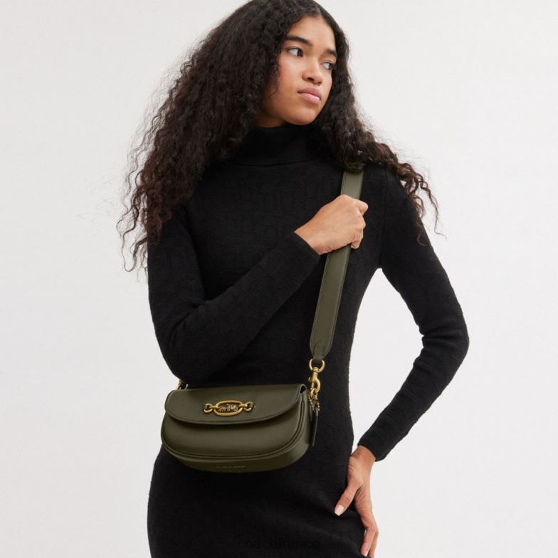 Coach femmes sac bandoulière harley 23 b4/vert armée HHR6J27