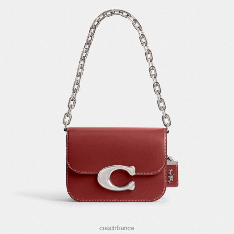 Coach femmes sac d'idole gauche/émail rouge HHR6J51