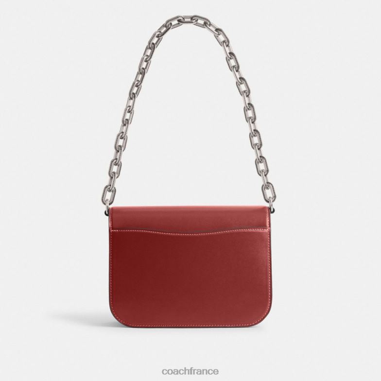 Coach femmes sac d'idole gauche/émail rouge HHR6J51