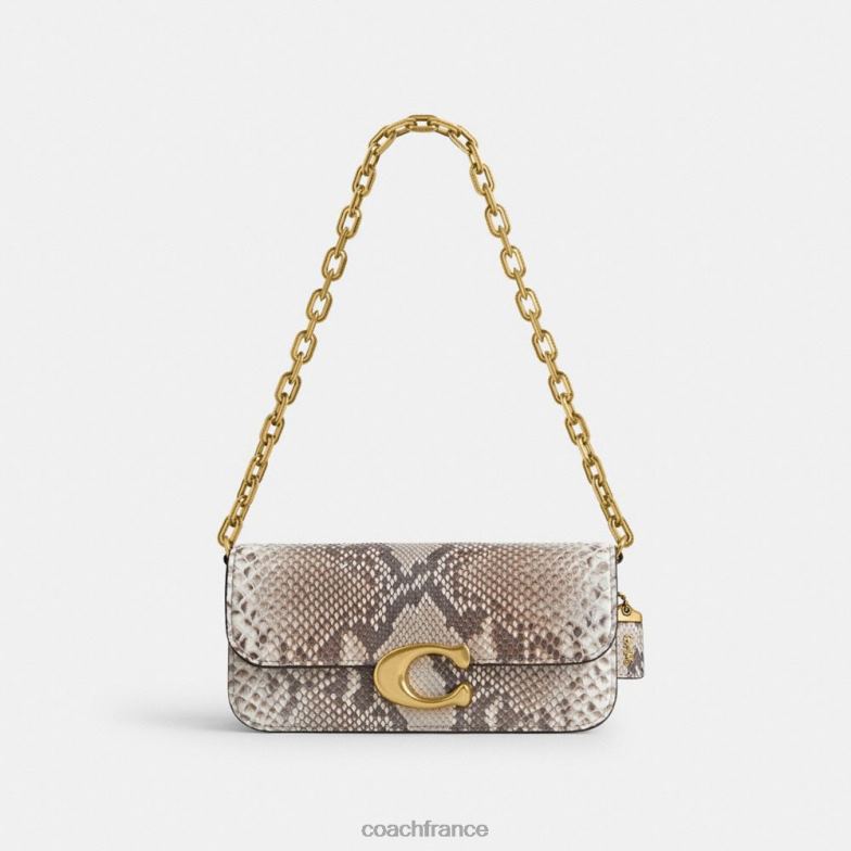 Coach femmes sac idole 23 en python b4/craie HHR6J44