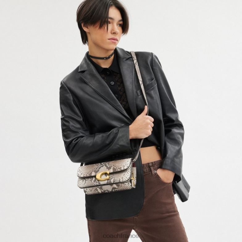 Coach femmes sac idole 23 en python b4/craie HHR6J44
