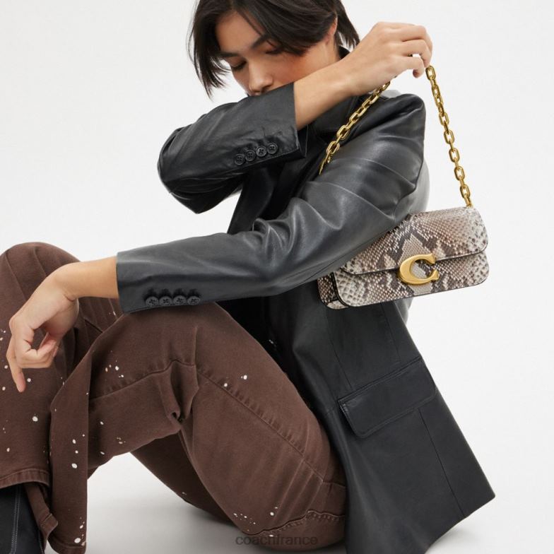 Coach femmes sac idole 23 en python b4/craie HHR6J44