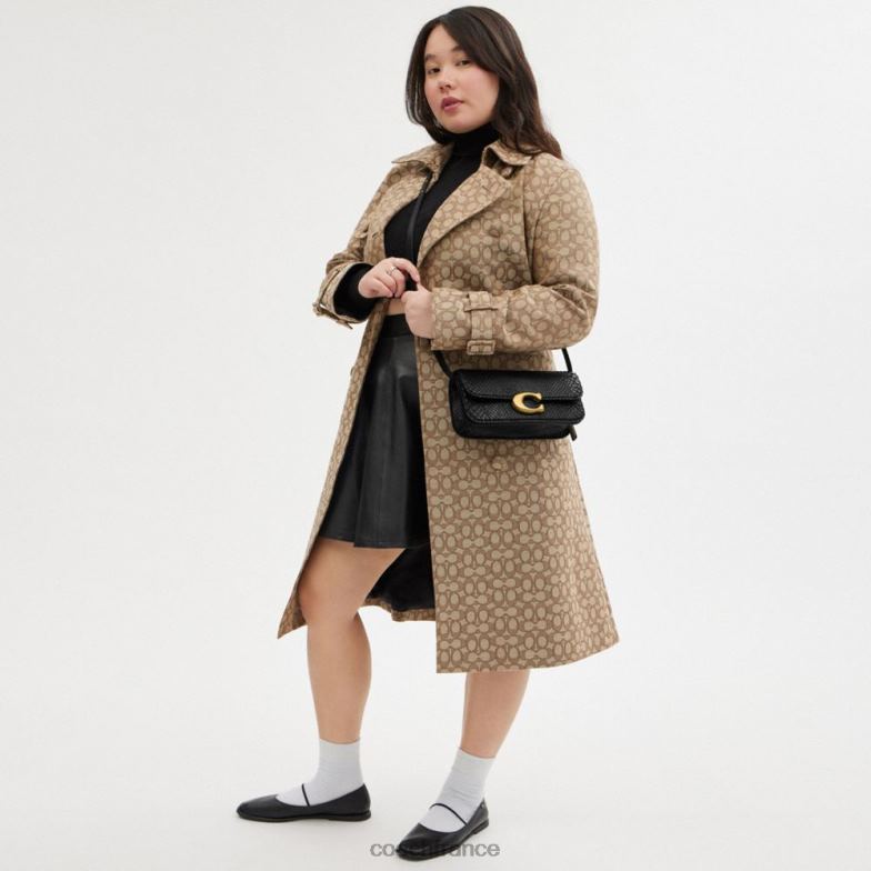 Coach femmes sac idole 23 en python b4/noir HHR6J43
