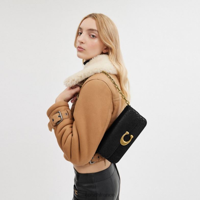 Coach femmes sac idole 23 en python b4/noir HHR6J43