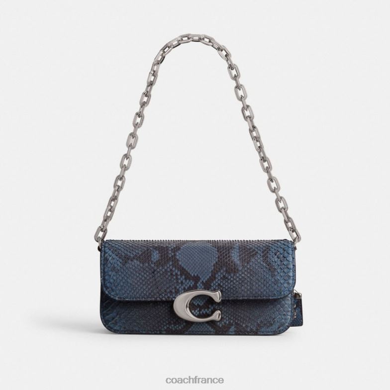Coach femmes sac idole 23 en python gauche/denim HHR6J45