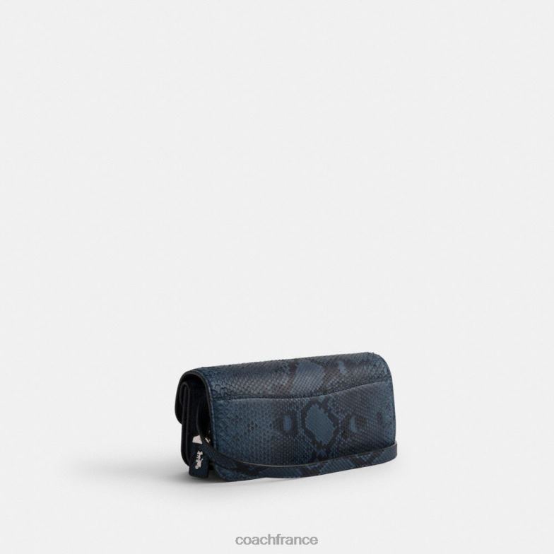 Coach femmes sac idole 23 en python gauche/denim HHR6J45