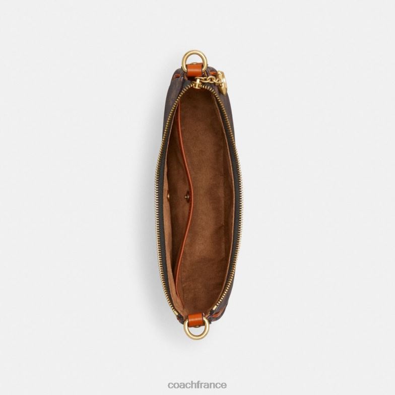 Coach femmes sac bandoulière mira avec imprimé chevaux et calèches b4/truffe ambre bruni HHR6J53