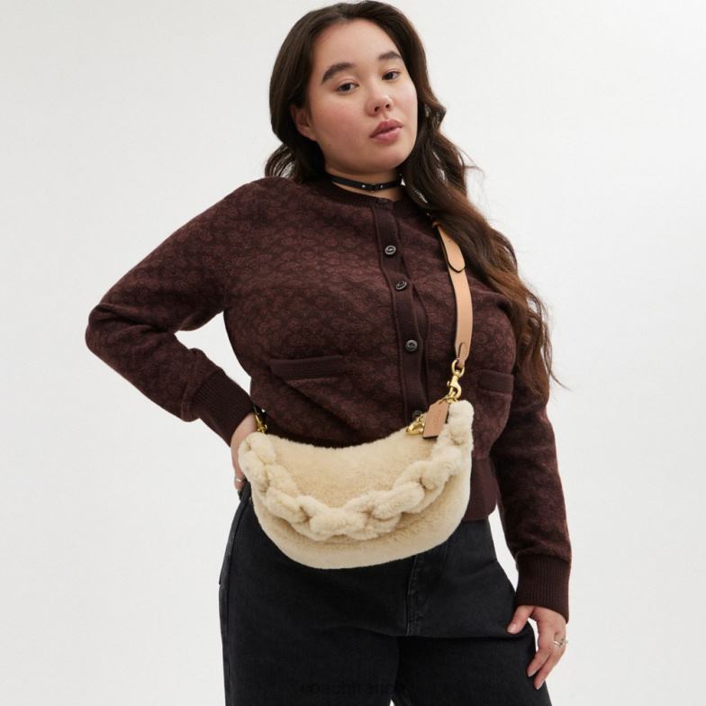 Coach femmes sac porté épaule mira b4/beige HHR6J57