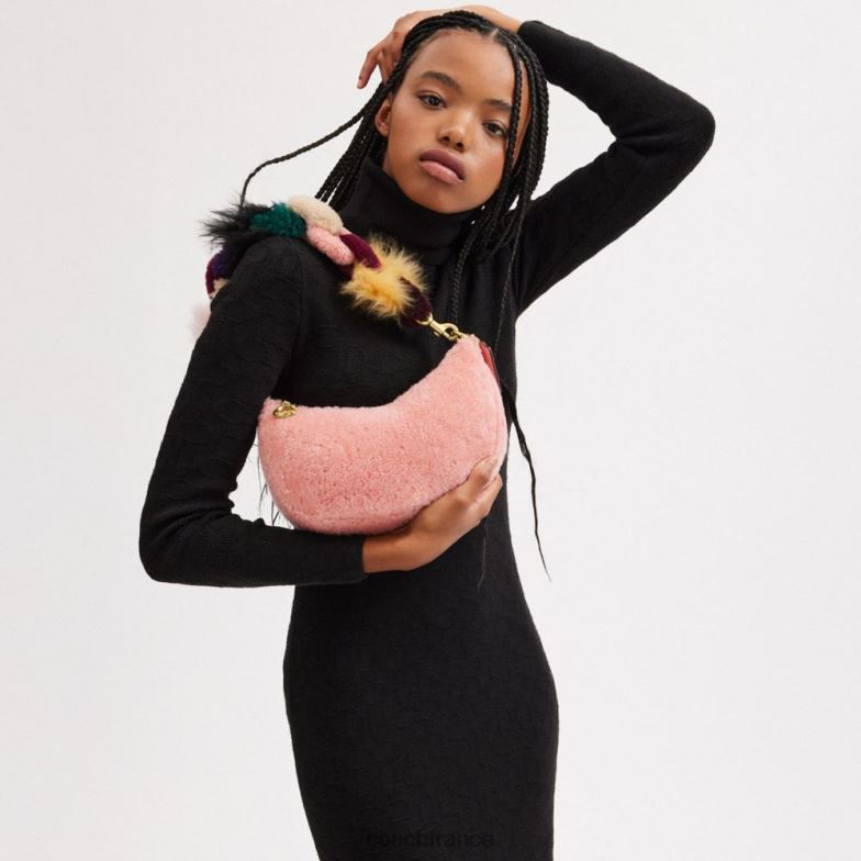 Coach femmes sac porté épaule mira b4/rose bonbon HHR6J59