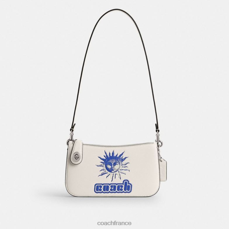 Coach femmes le sac à bandoulière lil nas x drop penn lh/craie solaire isolée HHR6J63