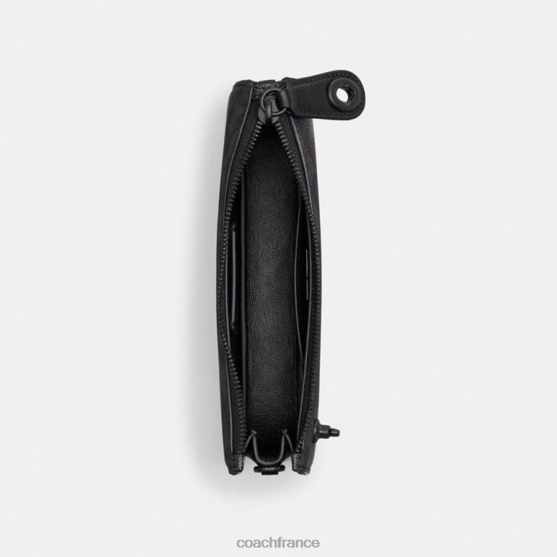 Coach femmes sac porté épaule Penn en toile exclusive mw/charbon/noir HHR6J65