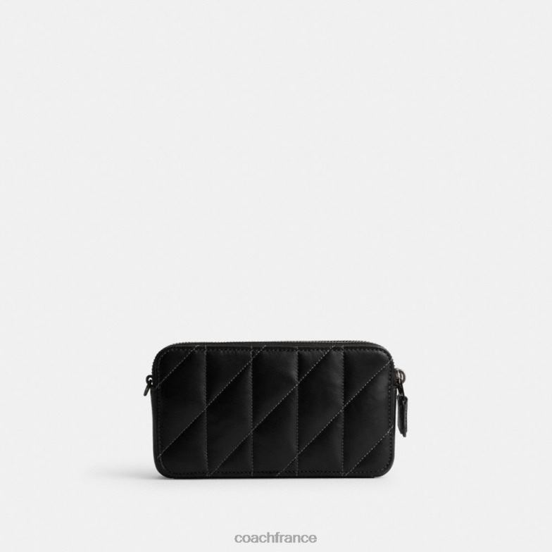Coach femmes sac à bandoulière Kira avec coussin matelassé v5/noir HHR6J311