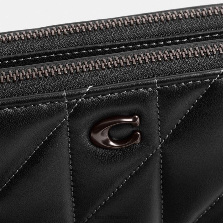 Coach femmes sac à bandoulière Kira avec coussin matelassé v5/noir HHR6J311