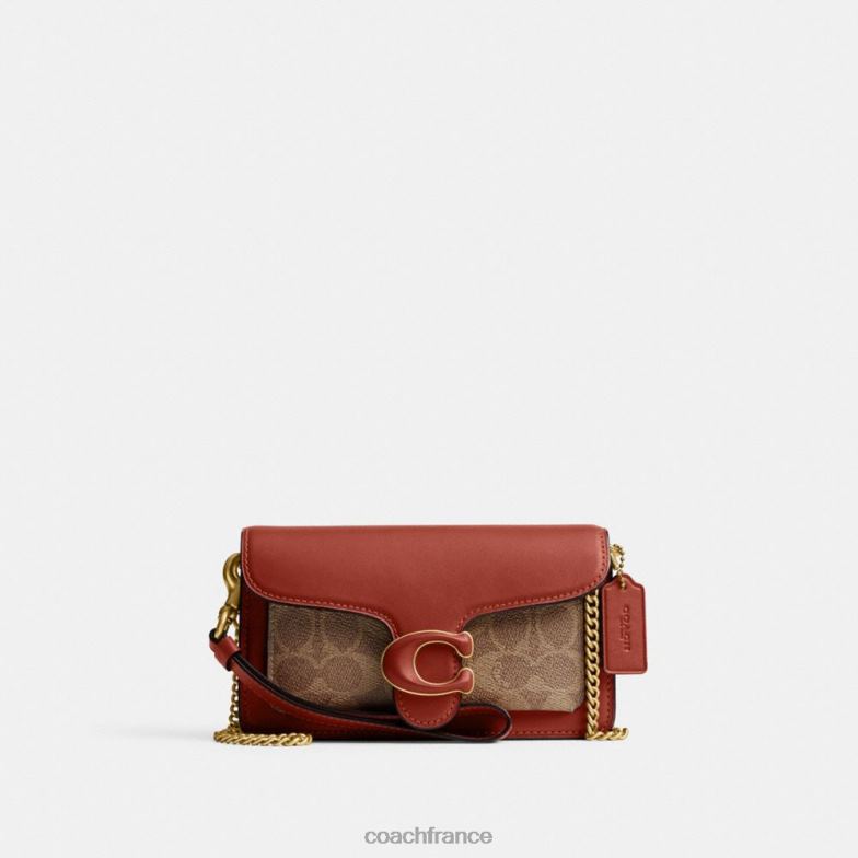 Coach femmes bracelet tabby en toile signature b4/bronze rouille HHR6J160