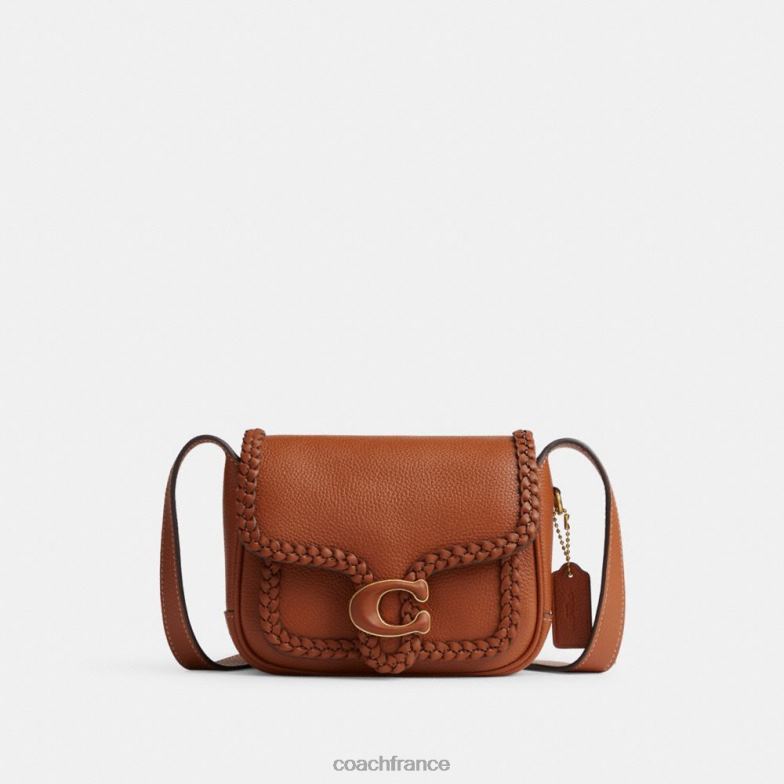 Coach femmes messager tabby 19 avec tresse b4/ambre bruni HHR6J125
