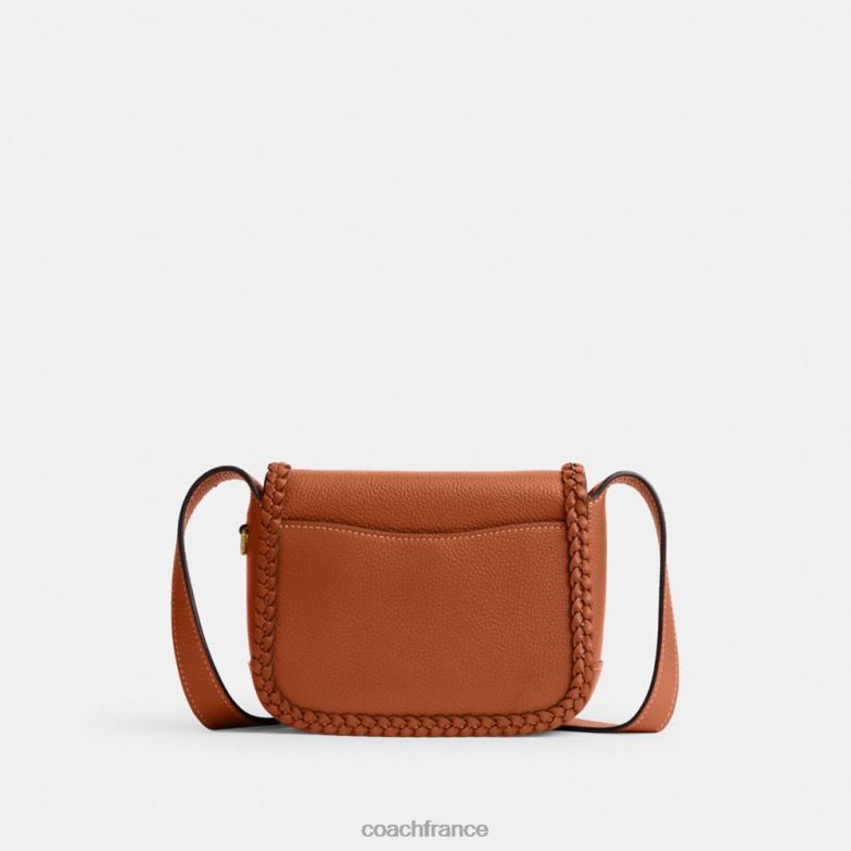 Coach femmes messager tabby 19 avec tresse b4/ambre bruni HHR6J125