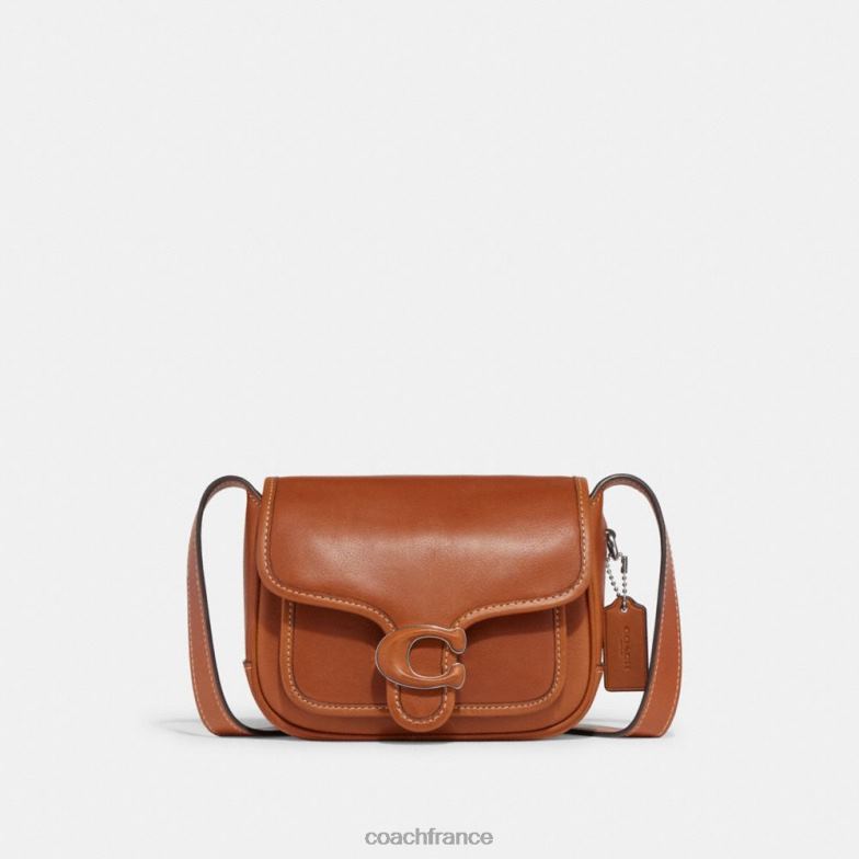 Coach femmes messager tigré 19 gauche/ambre bruni HHR6J159