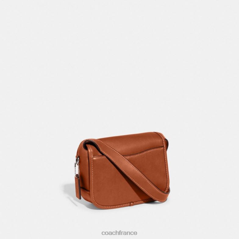 Coach femmes messager tigré 19 gauche/ambre bruni HHR6J159