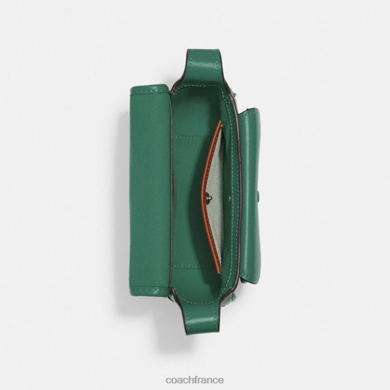 Coach femmes messager tigré 19 gauche/vert vif HHR6J124