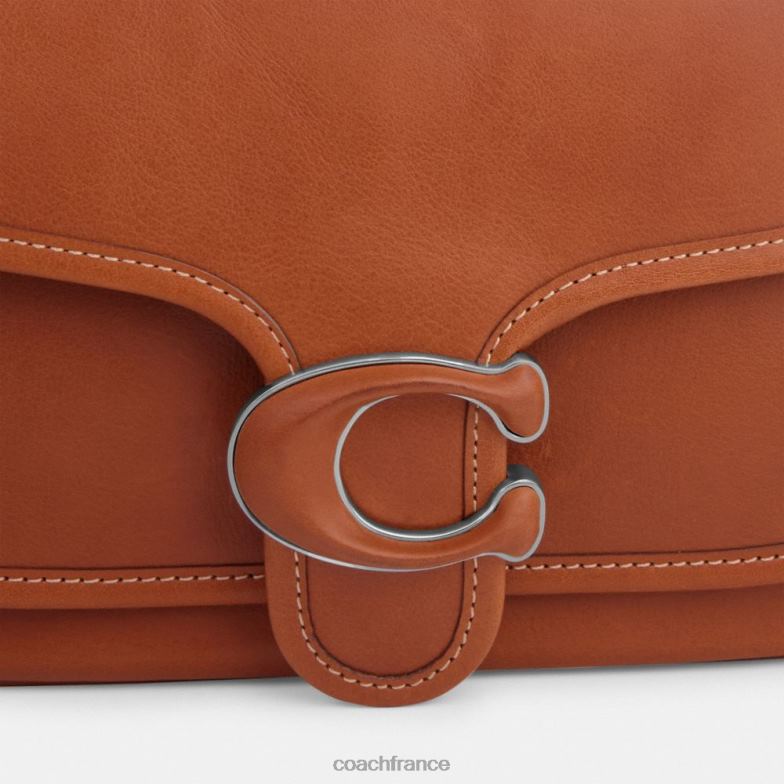 Coach femmes messager tigré gauche/ambre bruni HHR6J133