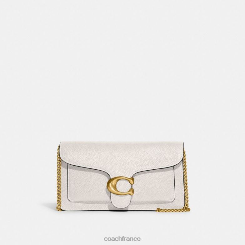 Coach femmes pochette à chaîne tabby b4/craie HHR6J169