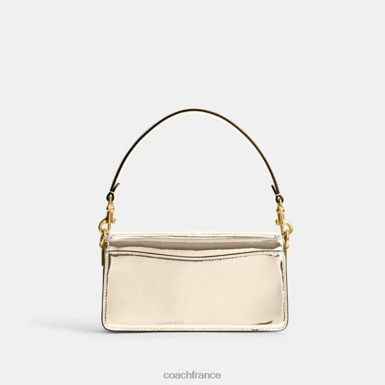 Coach femmes sac bandoulière tabby 20 en argent métallisé b4/or HHR6J108