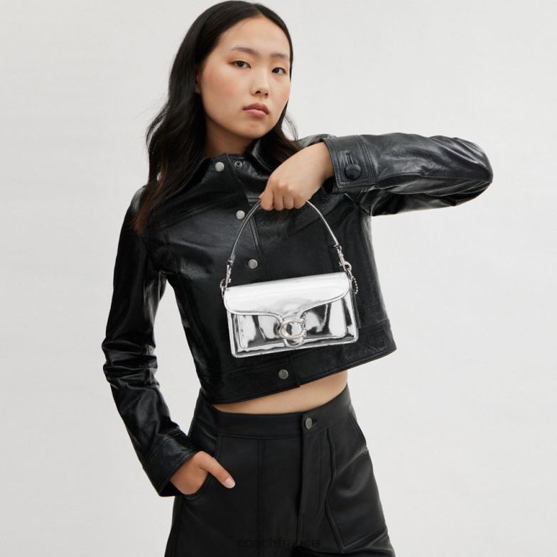Coach femmes sac bandoulière tabby 20 en argent métallisé gauche/argent HHR6J142