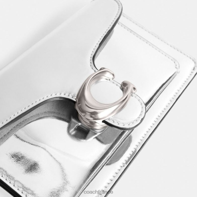 Coach femmes sac bandoulière tabby 20 en argent métallisé gauche/argent HHR6J142