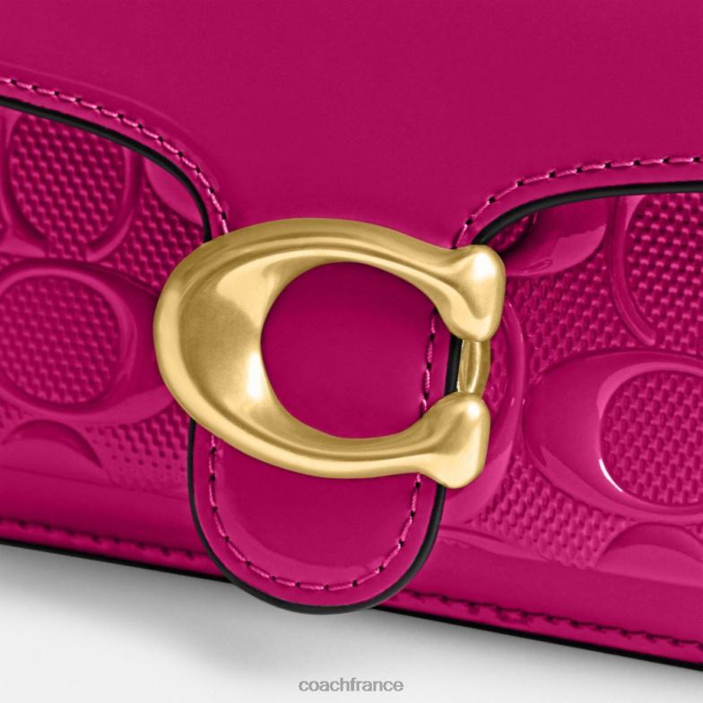 Coach femmes sac bandoulière tabby 20 en cuir signature b4/magenta HHR6J146