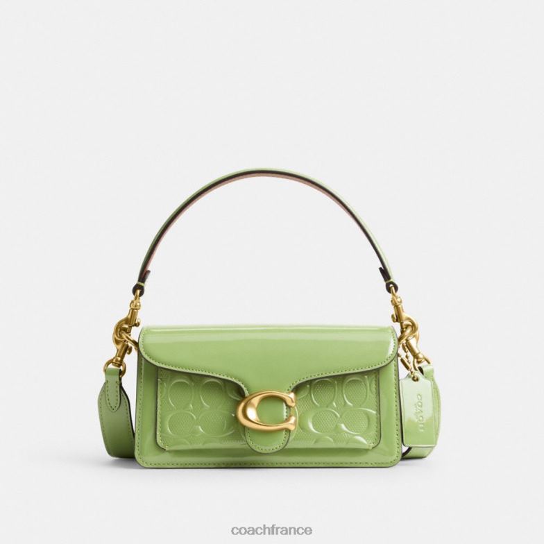 Coach femmes sac bandoulière tabby 20 en cuir signature b4/vert HHR6J145