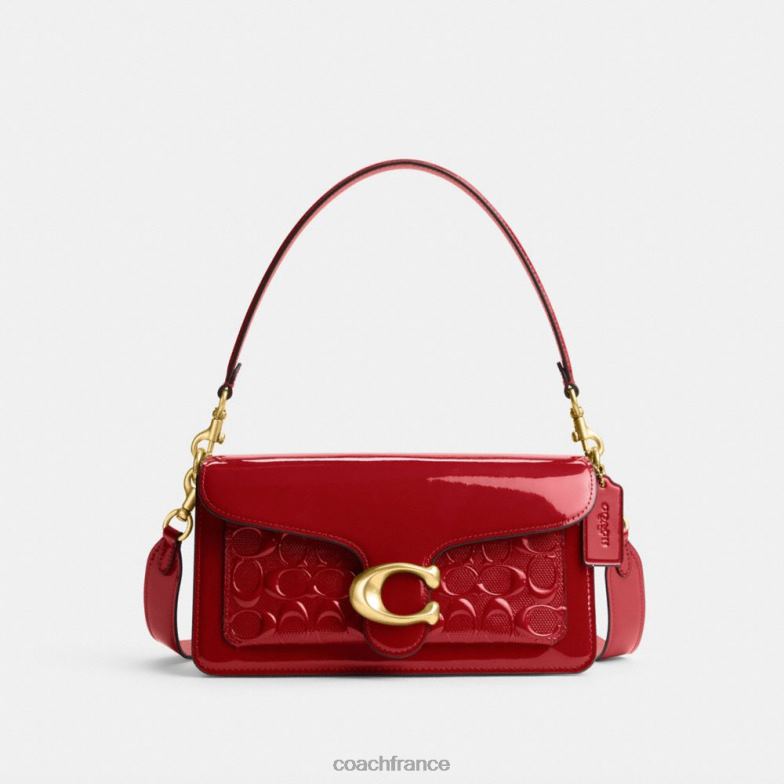 Coach femmes sac bandoulière tabby 26 en cuir signature b4/rouge HHR6J144