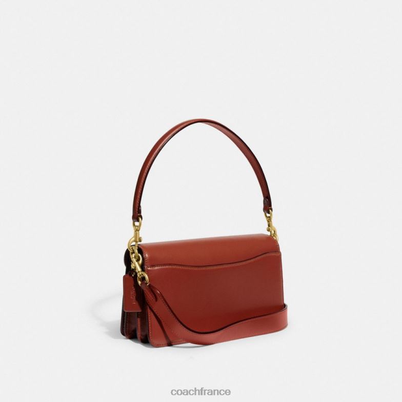 Coach femmes sac bandoulière tabby 26 en toile signature b4/bronze rouille HHR6J165