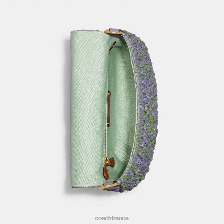 Coach femmes sac à bandoulière tabby doux b4/violet clair/vert tendre HHR6J135