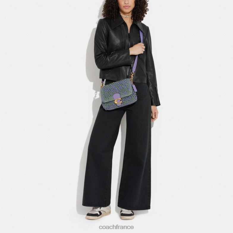 Coach femmes sac à bandoulière tabby doux b4/violet clair/vert tendre HHR6J135