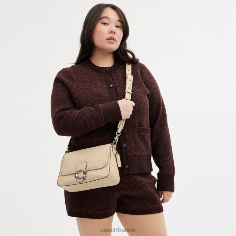 Coach femmes sac à bandoulière tabby doux gauche/ivoire HHR6J102
