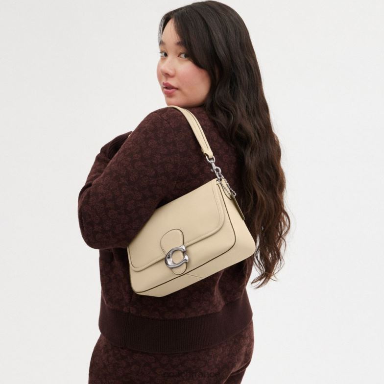 Coach femmes sac à bandoulière tabby doux gauche/ivoire HHR6J102