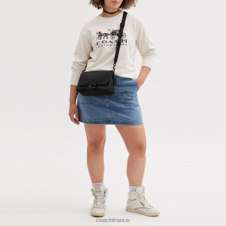 Coach femmes sac à bandoulière tabby doux v5/noir HHR6J103