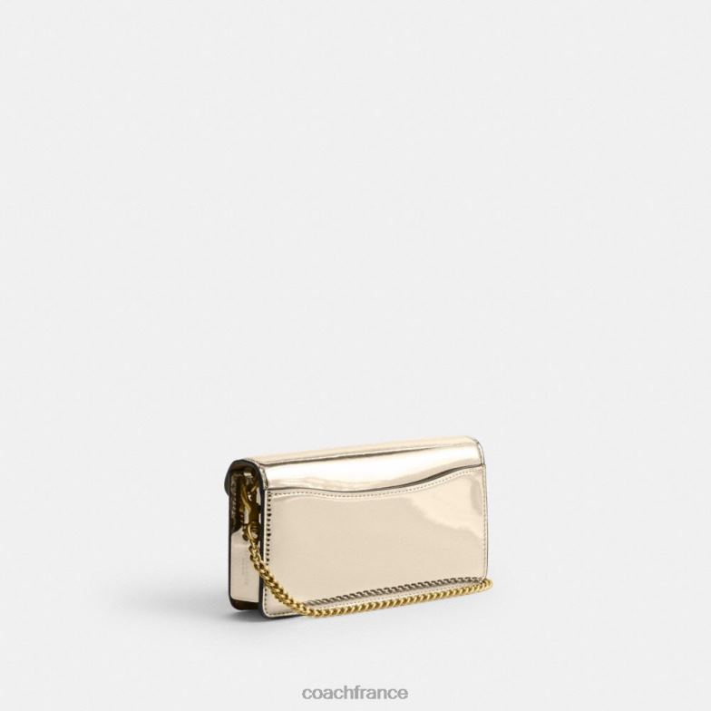 Coach femmes sac à bandoulière tabby en argent métallisé b4/or HHR6J111