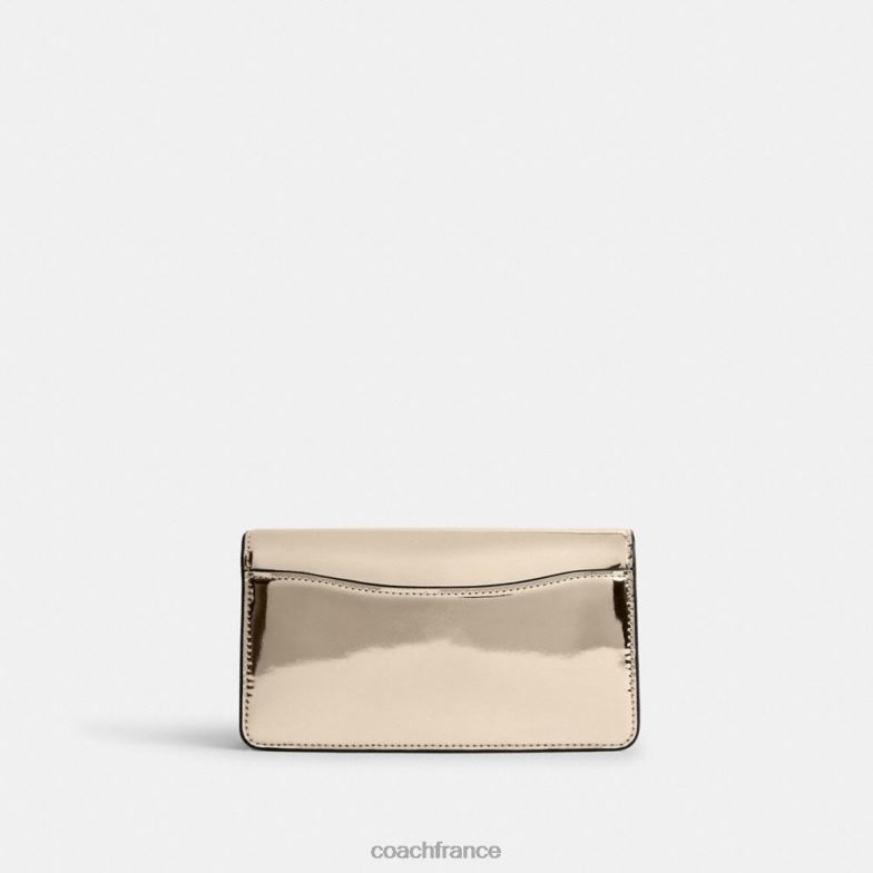 Coach femmes sac à bandoulière tabby en argent métallisé b4/or HHR6J111