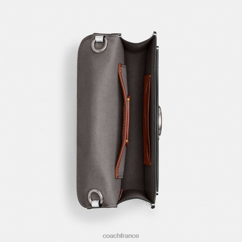 Coach femmes sac à bandoulière tabby en argent métallisé gauche/argent HHR6J148