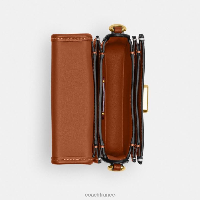 Coach femmes poignée supérieure rogue 12 en jacquard textile signature b4/cacao bruni amb HHR6J90
