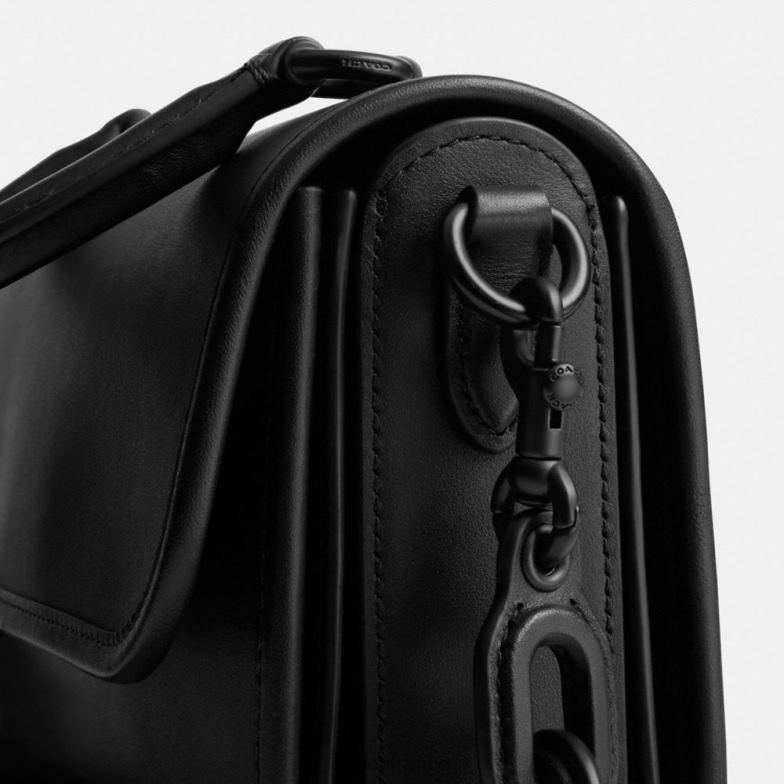 Coach femmes poignée supérieure voyou mw/noir HHR6J75
