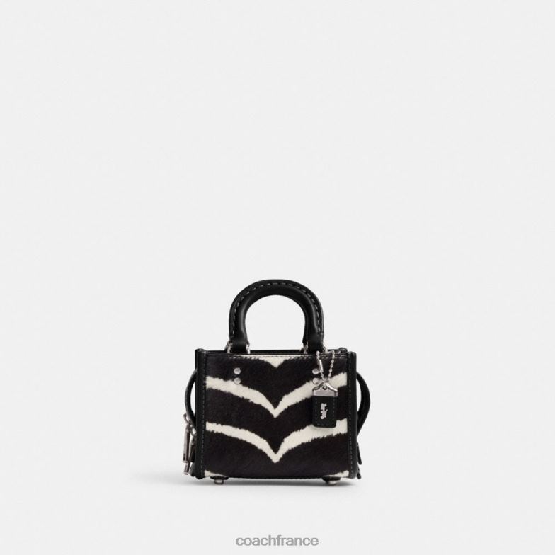Coach femmes rogue 12 avec imprimé zèbre gauche/zèbre HHR6J92