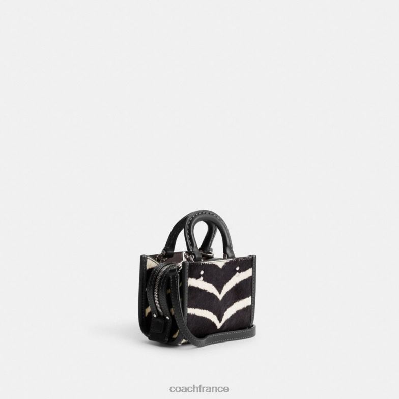 Coach femmes rogue 12 avec imprimé zèbre gauche/zèbre HHR6J92