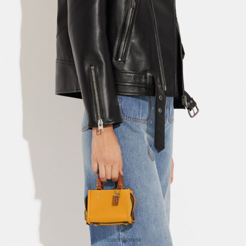 Coach femmes rogue 12 en cuir régénérateur color block b4/renoncule multi HHR6J96