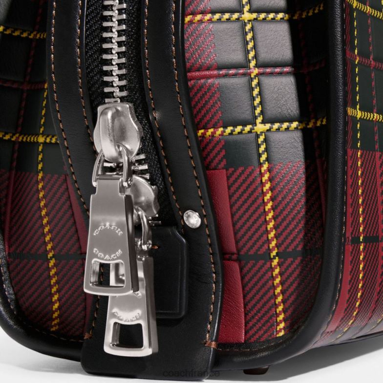 Coach femmes rogue 20 avec imprimé à carreaux gauche/cerise multi HHR6J83