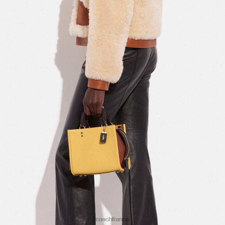 Coach femmes rogue 20 en cuir régénérateur color block b4/foin multi HHR6J81