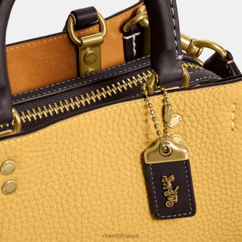 Coach femmes rogue 20 en cuir régénérateur color block b4/foin multi HHR6J81