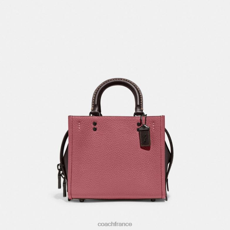 Coach femmes rogue 20 en cuir régénérateur color block v5/rouge multi HHR6J84